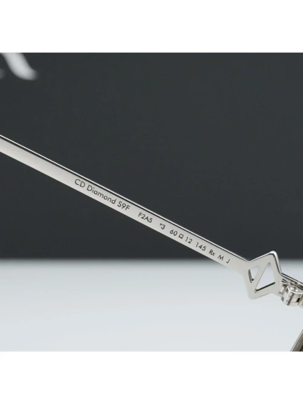 Dior CD DIAMOND S9F F2A5 Square Sunglasses – Palladium / Silver Mirror
